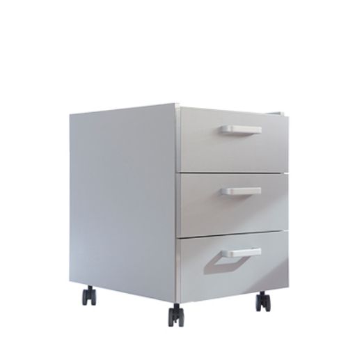 Bild på Auxiliar laboratory cabinet with wheels and 4 drawers, 600 x 520 x 805 mm