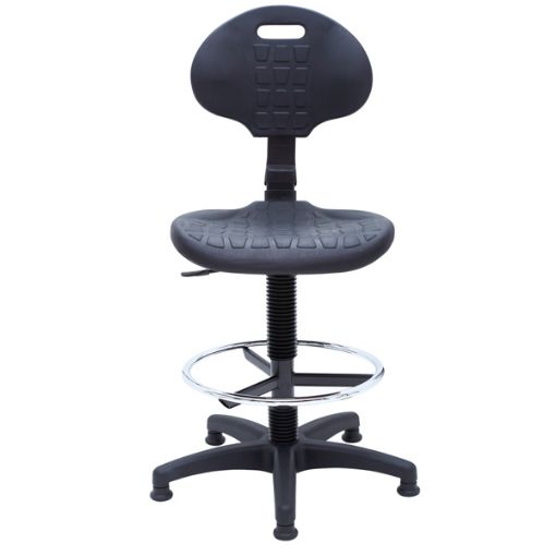 Bild på High laboratory chair with footrest