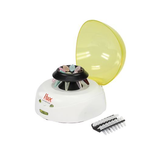 Bild på Mini Centrifuge, LBX Instruments, MC7000 series,  with green lid, EU plug
