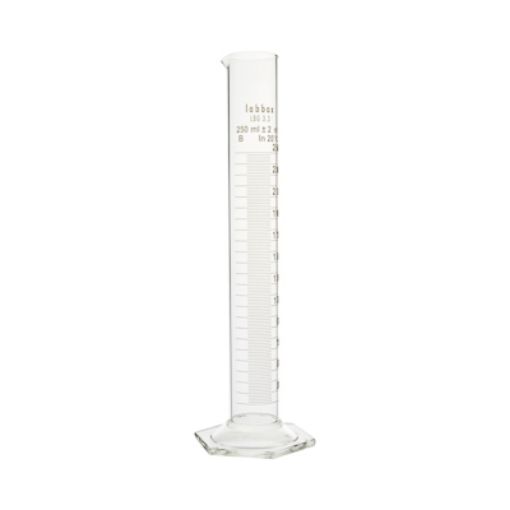 Bild på Measuring cylinder hexagonal base, class B, 50ml, LBG 3.3