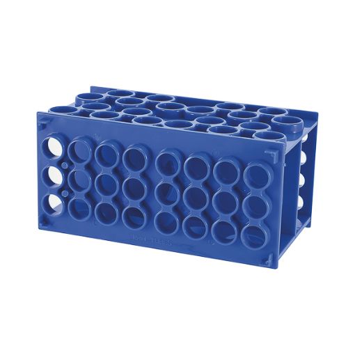 Bild på Universal test multi rack, polypropylene, blue