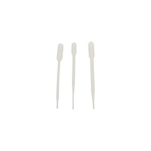 Bild på PE transfer Pasteur pipettes, graduated each 0,5 ml up to 2 ml, overall vol. 5 ml, 500 pcs