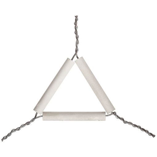 Bild på Pipeclay triangle, porcelain, 75 mm, 6 pcs