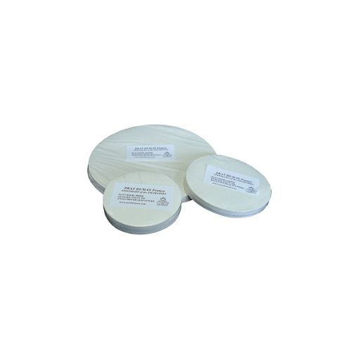 Bild på Qualitative folded filter paper for general use, medium flow rate, Ø110 mm, 100 pcs