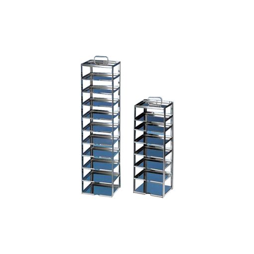 Bild på Rack for chest freezers, stainless steel, for 4 cryoboxes of 95 mm tall