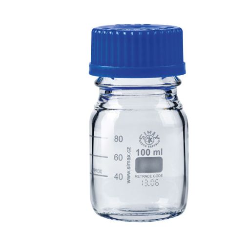 Bild på Laboratory bottle with ISO thread, graduated, borosilicate 3.3, 500 ml , 10 pcs