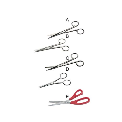 Bild på Scissors curved, 220 mm length