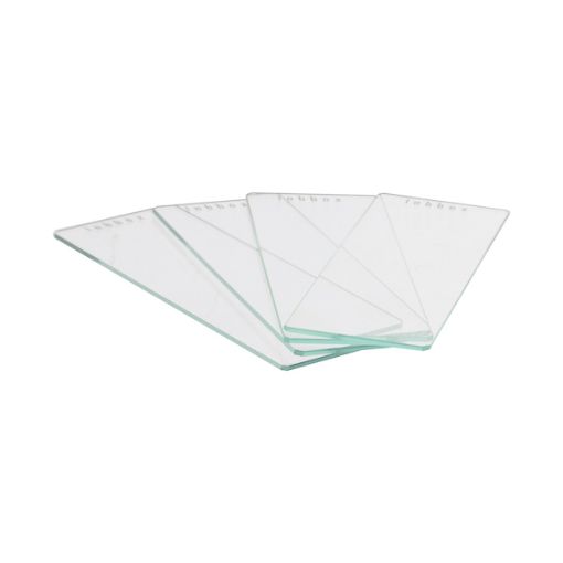 Bild på Microscope slides, cut edges, double frosted, Standard Line, 26x76mm (1.0-1.2),corners 90°,50x50 pcs