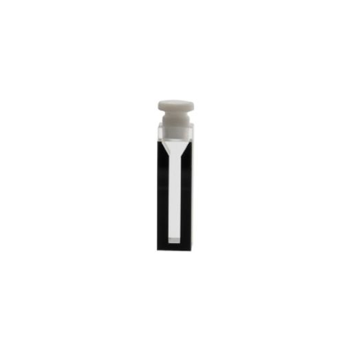 Bild på Semi-micro spectrophotometer cuvette with PTFE stopper, 10 mm, LB Q, 2 pcs