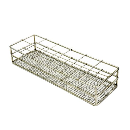 Bild på Stainless steel rack for 2x6 specimen container (< Ø40 mm), h: 45 mm