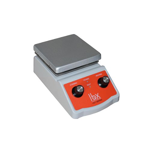 Bild på Heating magnetic mini stirrer, LBX Instruments, H01 series, 2 L, EU plug