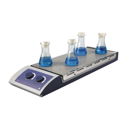 Bild på Multi-position magnetic stirrer with heating, LBX H04X10 series, 10 positions, EU plug