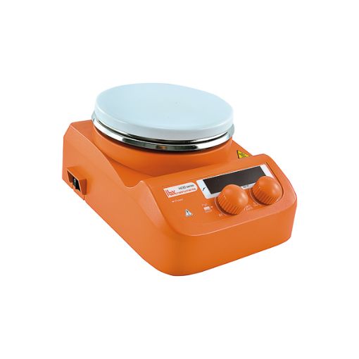 Bild på Magnetic stirrer with heating, LBX H03D, ceramic coated plate and digital regulation, 3 L, EU plug