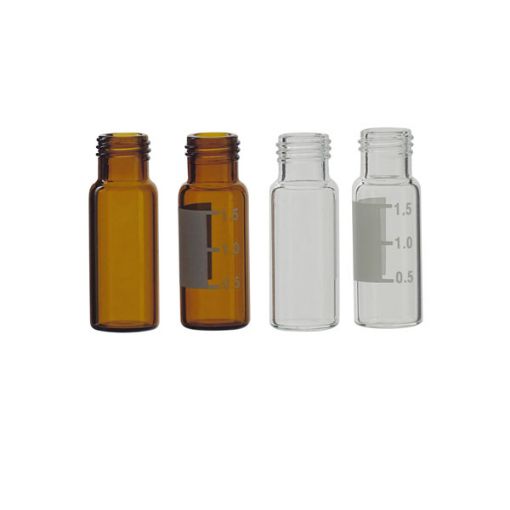Bild på Screw vial for chromatography, clear, 12x32 mm, 2ml, 10 x 100 pcs
