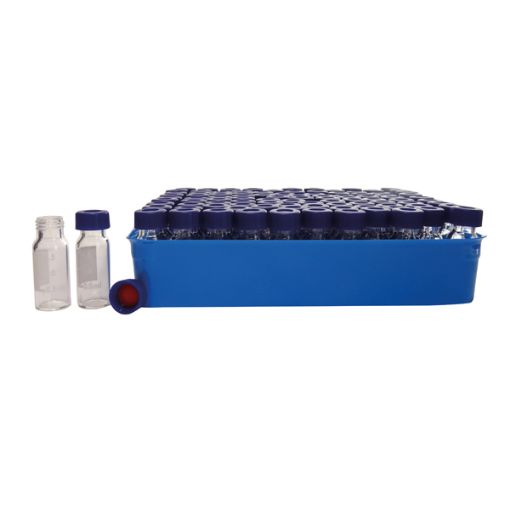 Bild på UltraClean vial+cap clear, silicone/PTFE, 100 pcs