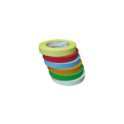 Bild på Self-adhesive label tape, 55 m x 19 mm roll, orange, 4 pcs