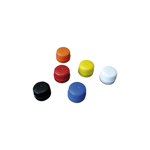 Bild på Screw cap PP28 with security seal, red, 20 pcs
