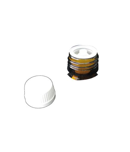 Bild på Dropper screw cap PP28 with security seal, white, 20 pcs