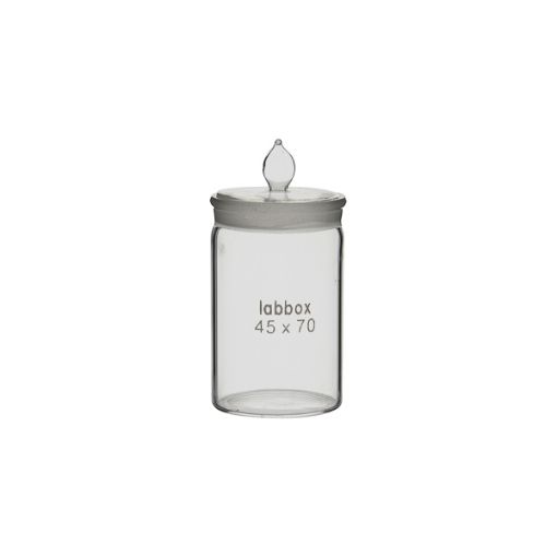 Bild på Weighing bottle with lid, tall form Ø 25 x 25 mm, LBG 3.3, 6 pcs