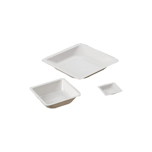Bild på Weighing pan, polystyrene, white, 58 x 36 mm, 250 pcs