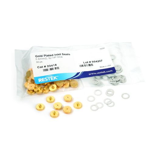 Bild på Gold Plated Inlet Seals 0.8mmID, for Agilent GCs, 50-pk