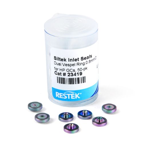 Bild på Siltek Inlet Seals Dual Vespel Ring, 0.8mmID, for HP GCs, 50-pk