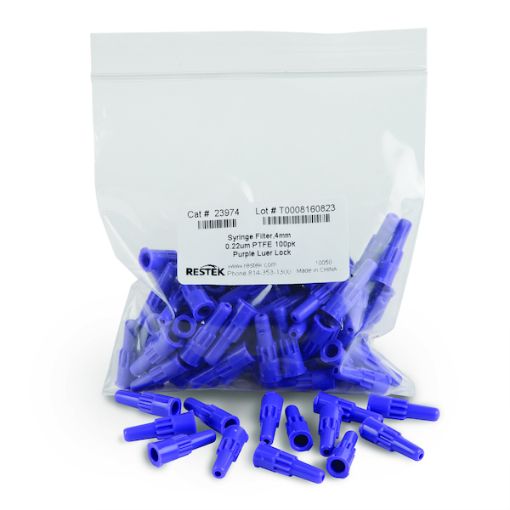 Bild på Syringe Filter, 4mm 0.22um PTFE Purple Luer Lock 100-pk