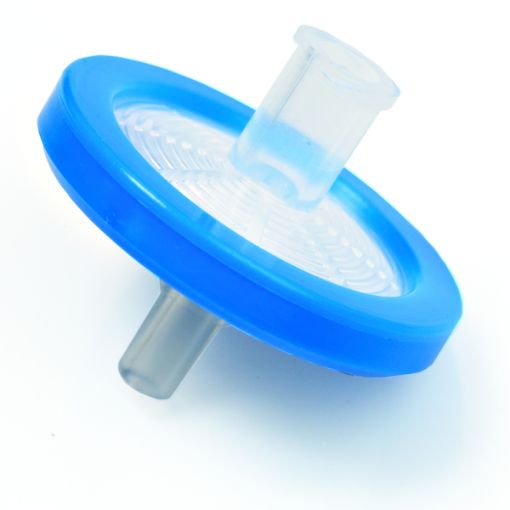 Bild på Syringe Filter, 25mm 0.45um PVDF 100pk Blue Luer Lock Inlet