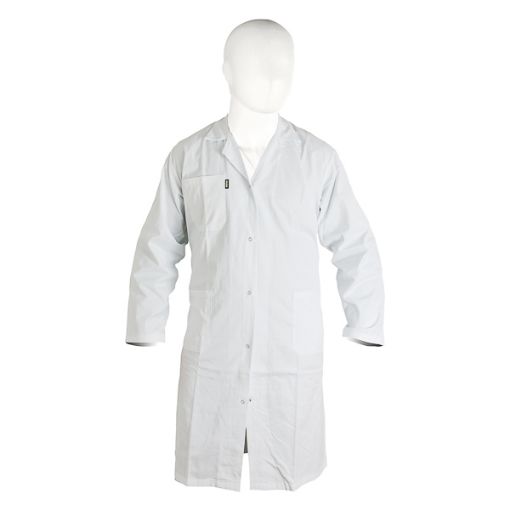 Bild på Lab-coat 100% cotton, man, white, size M (54 - 56)