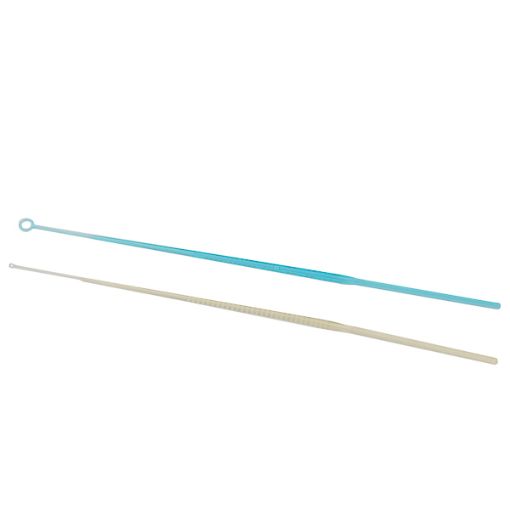 Bild på Inoculation loops, calibrated, 10 µl dark blue color, sterile, 10 pcs/zip-lock pack, 1000 pcs/pack