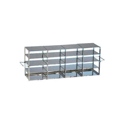 Bild på Rack for upright freezers, stainless steel, for 4 x 3 cryoboxes of 50 mm tall