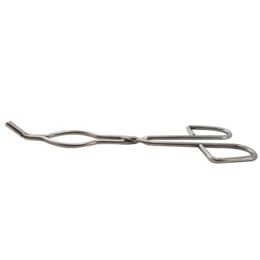 Bild på Crucible tongs, medium bow,with thermal protection on the handles, stainless steel, l=300  mm