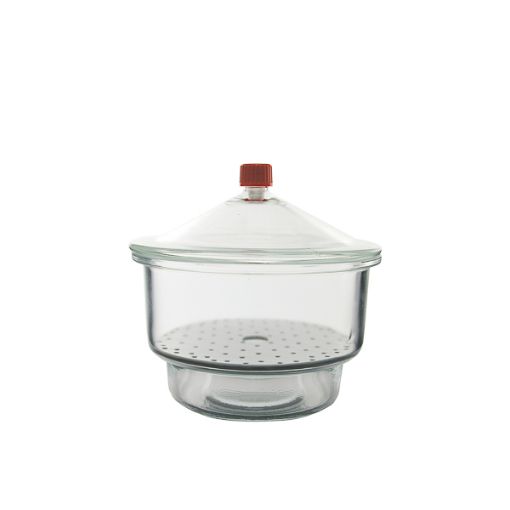 Bild på Desiccator with knobbed lid and porcelain plate, 150 mm, Premium Line