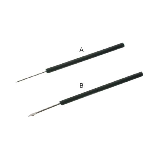 Bild på Dissecting needle kit, pointed, with blade and curved needle, Premium Line, 3 pcs
