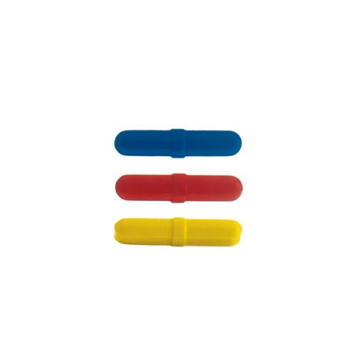 Bild på Magnetic stirring bar, octahedral, coloured, blue, d 8 x L 22 mm, 5 pcs