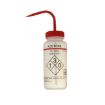 Bild på Safety labelled wash bottle with anti-drip system, LDPE, ethanol