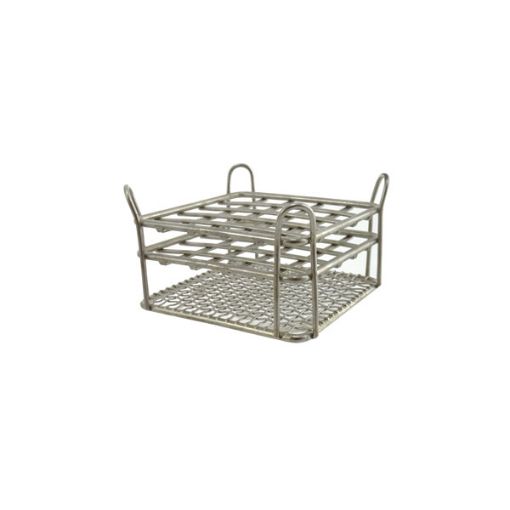 Bild på Stainless steel rack for 10 x 5 microtubes (1,5 ml)