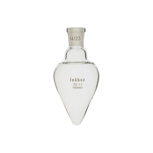 Bild på Flask, pear shape, 14/23, LBG 3.3, 10 ml