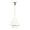 Bild på Vol. flask class A w/ plastic stopper, individual certificate, 250ml, mouth size 14/23, Premium Line
