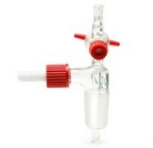 Bild på Asynt Gas Bubbler: style 2 - no suck back, with B19 joint and GL14 screws and hose-barbs.